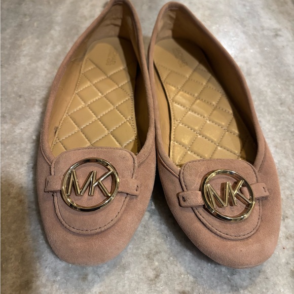 Michael Kors Shoes - Michael Kors Women's Blush Suede Loafers